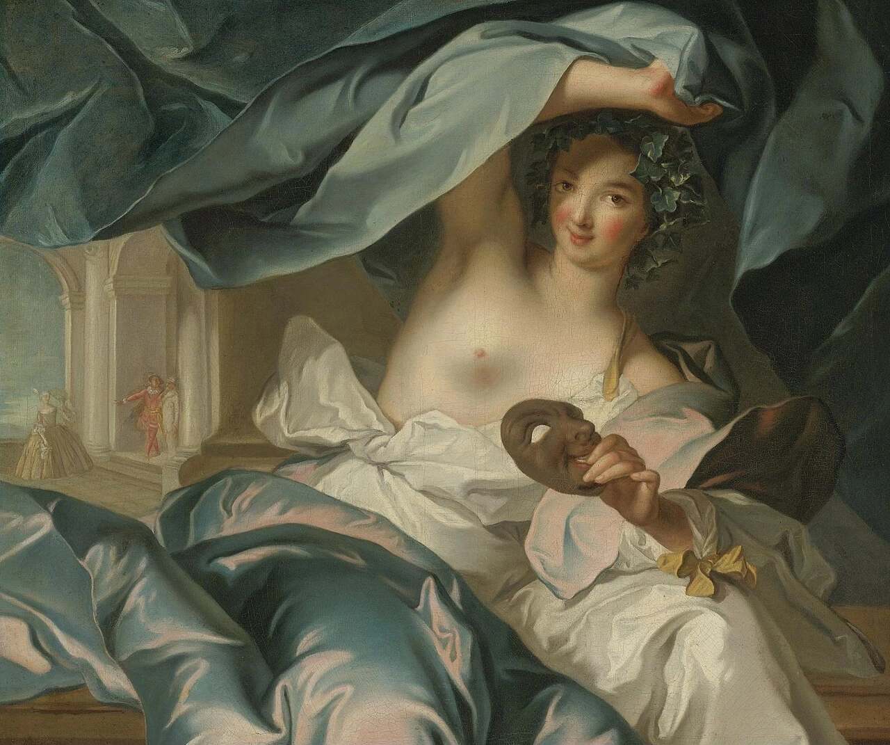 Ritratto della duchessa di Châteauroux nei panni di Talia, musa della commedia
